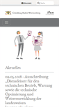 Mobile Screenshot of gruendung-bw.de
